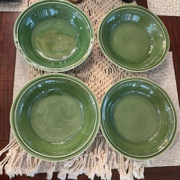 Napa Style Bowls in Sage green set of 4 New - Picture 1 of 11